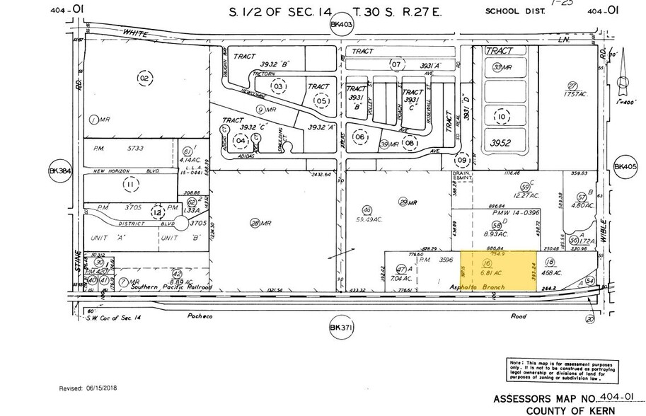 4701 Wible Rd, Bakersfield, CA à louer - Plan cadastral - Image 1 de 1