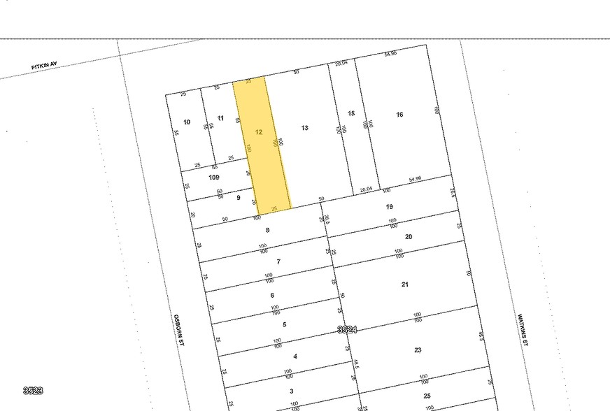 1746 Pitkin Ave, Brooklyn, NY à vendre - Plan cadastral - Image 3 de 29