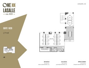 1 N LaSalle St, Chicago, IL for lease Floor Plan- Image 1 of 7