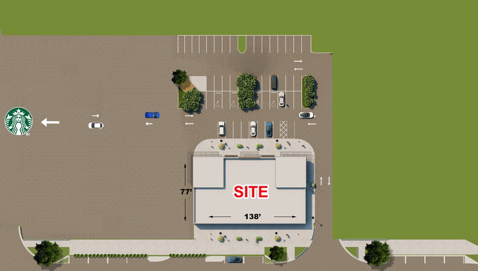 3745 Marketplace Ct, Zionsville, IN for lease - Site Plan - Image 3 of 3