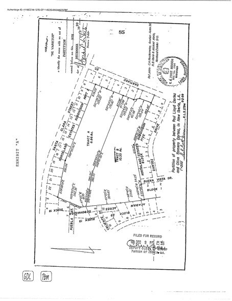 Santiago Street, New Iberia, LA for sale - Site Plan - Image 2 of 2