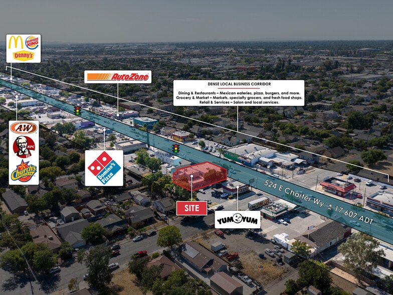 524-530 E Charter Way, Stockton, CA for sale - Building Photo - Image 2 of 11