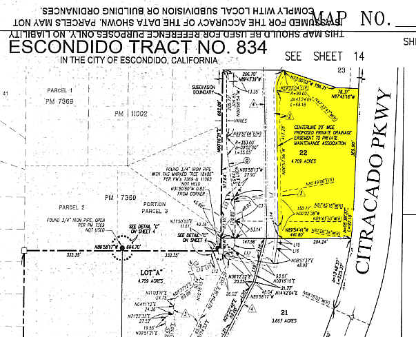 1999 Citracado Pky, Escondido, CA for lease - Plat Map - Image 2 of 7