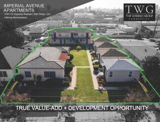 Plus de détails pour 3141-3153 Imperial Ave, San Diego, CA - Multi-résidentiel à vendre