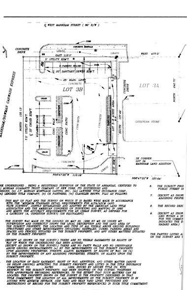 11415 W Markham St, Little Rock, AR à louer - Plan de site - Image 1 de 7