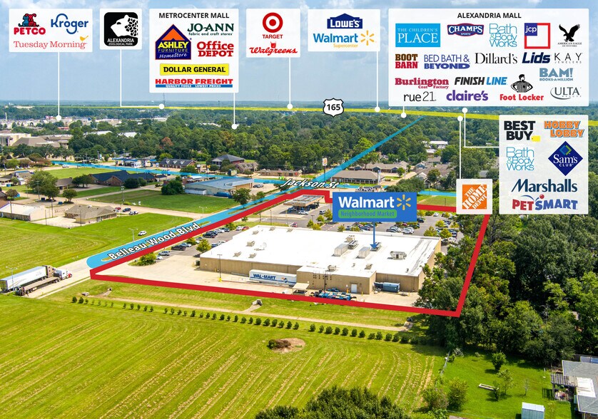 Walmart Market, Alexandria, LA à vendre - Photo du bâtiment - Image 1 de 7
