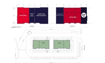 8101-8119 Chamberlayne Rd, Mechanicsville, VA à louer Plan de site- Image 2 de 2