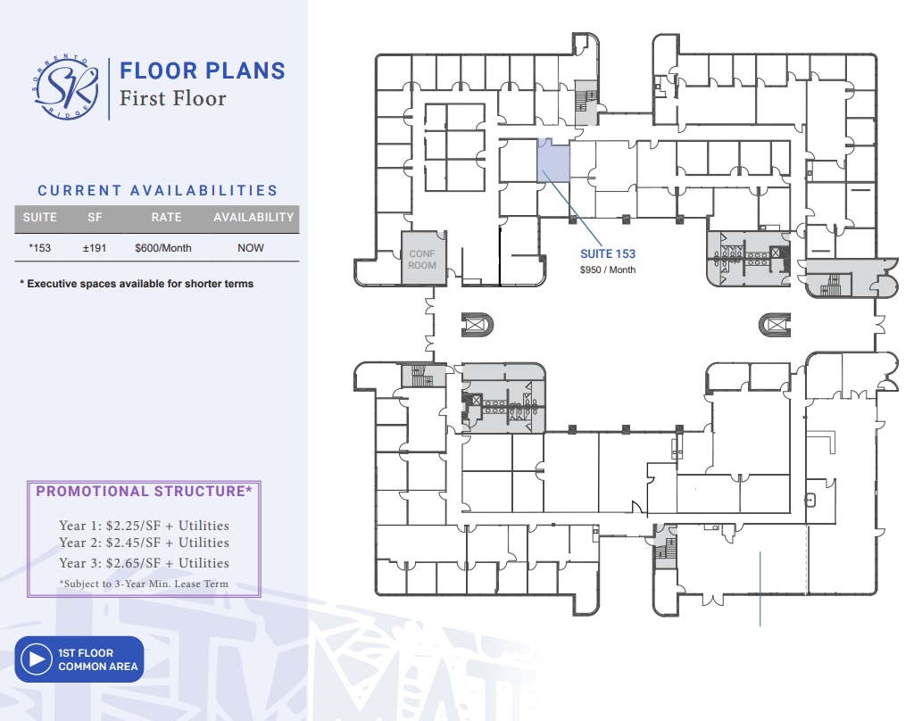 7220 Trade St, San Diego, CA à louer Plan d’étage- Image 1 de 1