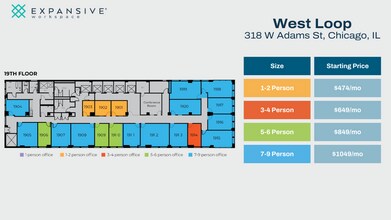 318 W Adams St, Chicago, IL for lease Floor Plan- Image 1 of 4