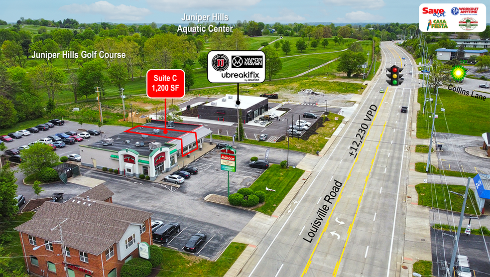 934 Louisville Rd, Frankfort, KY for lease - Aerial - Image 1 of 3