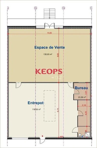 Industriel dans Toulouse à louer - Plan d’étage - Image 2 de 2