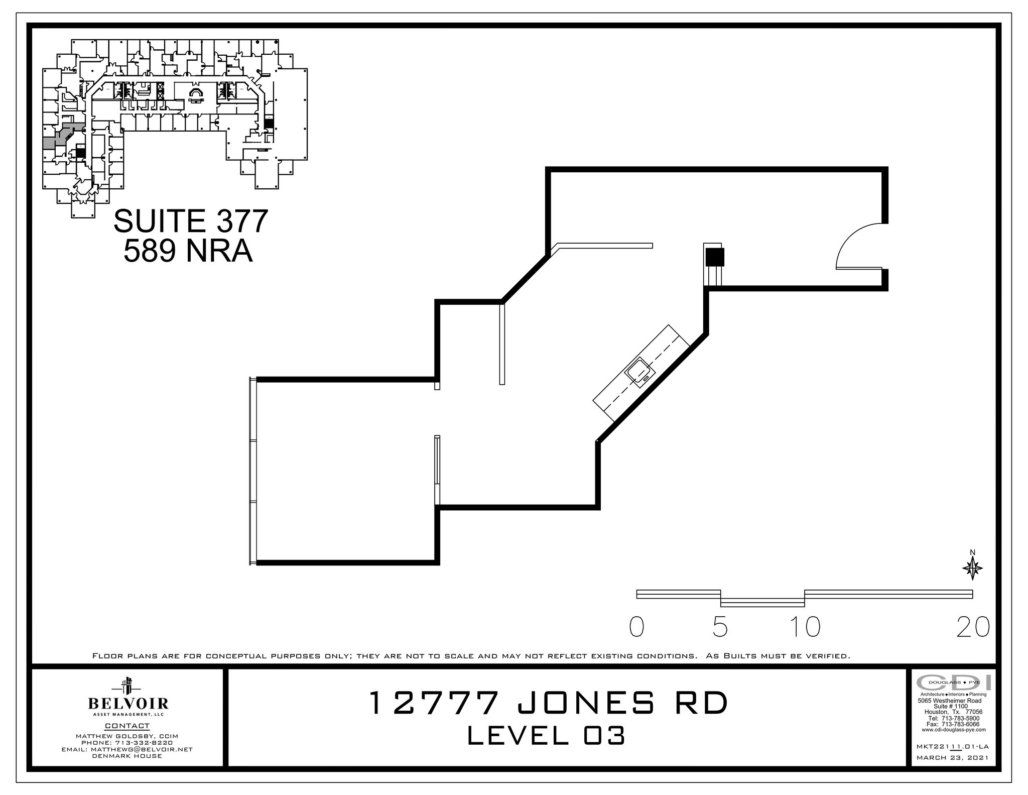 12777 Jones Rd, Houston, TX à louer Plan de site- Image 1 de 1