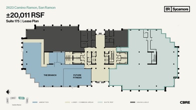 2603-2633 Camino Ramon, San Ramon, CA à louer Plan d’étage- Image 1 de 1