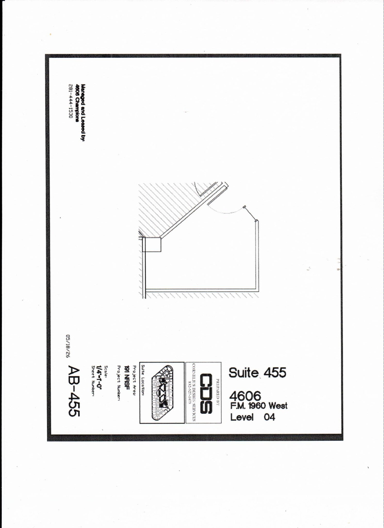 4606 FM 1960 W, Houston, TX à vendre Plan d’étage- Image 1 de 2