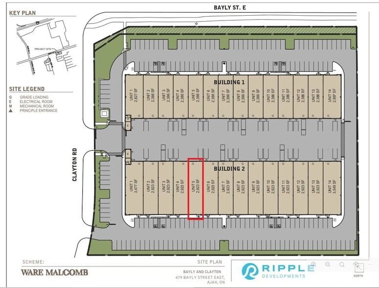 479 Bayly St E, Ajax, ON à vendre - Plan de site - Image 3 de 5