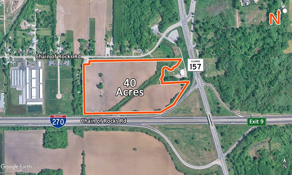 Chain Of Rocks Rd, Edwardsville, IL à vendre Photo du bâtiment- Image 1 de 3