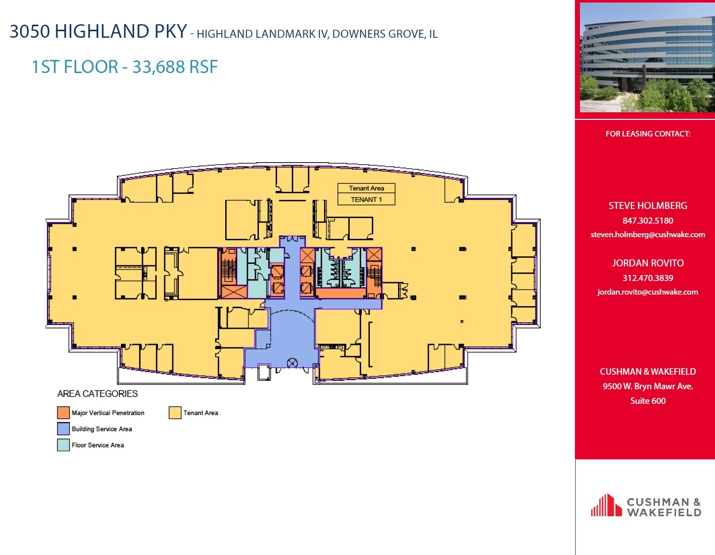 3050 Highland Pky, Downers Grove, IL à louer Plan d  tage- Image 1 de 3