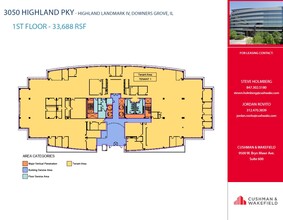 3050 Highland Pky, Downers Grove, IL à louer Plan d  tage- Image 1 de 3