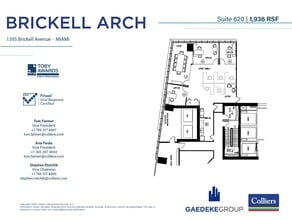 1395 Brickell Ave, Miami, FL for lease Floor Plan- Image 1 of 1