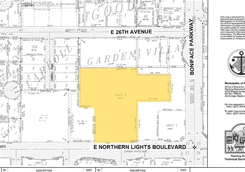 5437 E Northern Lights Blvd, Anchorage, AK à louer - Plan cadastral - Image 1 de 1