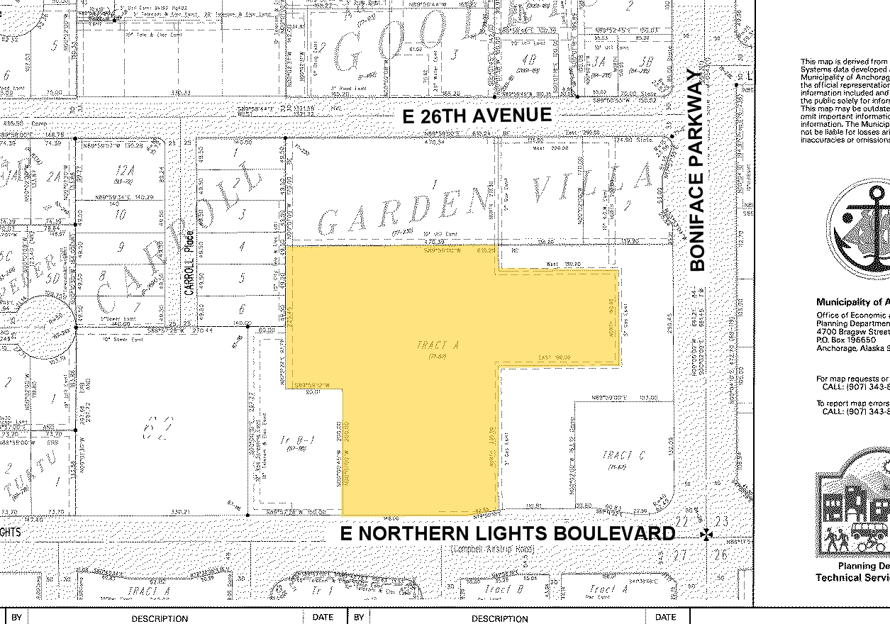 5437 E Northern Lights Blvd, Anchorage, AK à louer Plan cadastral- Image 1 de 2