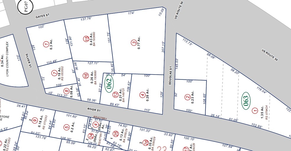 140 Douglas St, Dayton, NV à louer - Plan cadastral - Image 2 de 2