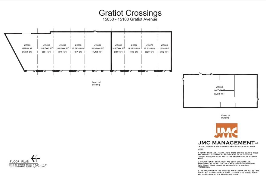 15050-15100 Gratiot Ave, Detroit, MI à louer - Plan d’étage - Image 3 de 6