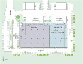 10226 Palm Dr, Santa Fe Springs, CA for lease Floor Plan- Image 1 of 1