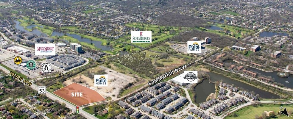 SWC of IL Route 53 & Summerhill Drive, Lisle, IL for sale - Primary Photo - Image 1 of 1