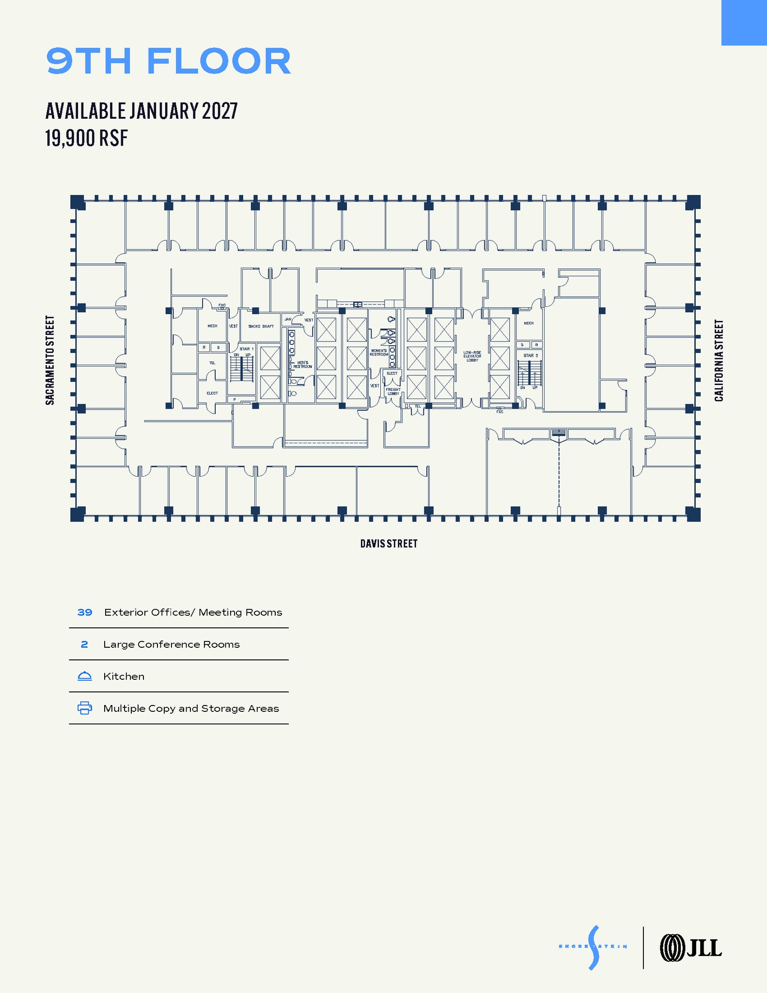 50 California St, San Francisco, CA à louer Plan d’étage- Image 1 de 1
