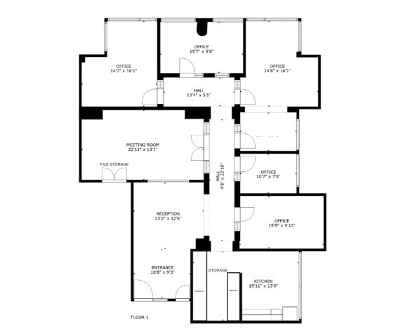 1350 Columbia St, San Diego, CA for lease Floor Plan- Image 1 of 1