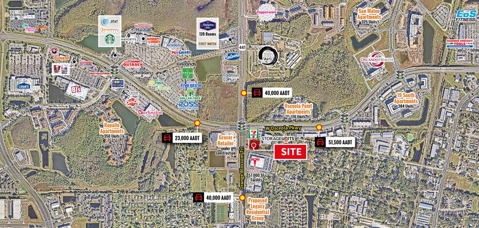 Sec Of Osceola Parkway & Orange Blossom Trl, Kissimmee, FL for lease - Building Photo - Image 2 of 2