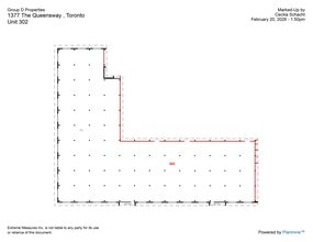 1377 The Queensway, Toronto, ON à louer Plan de site- Image 2 de 4