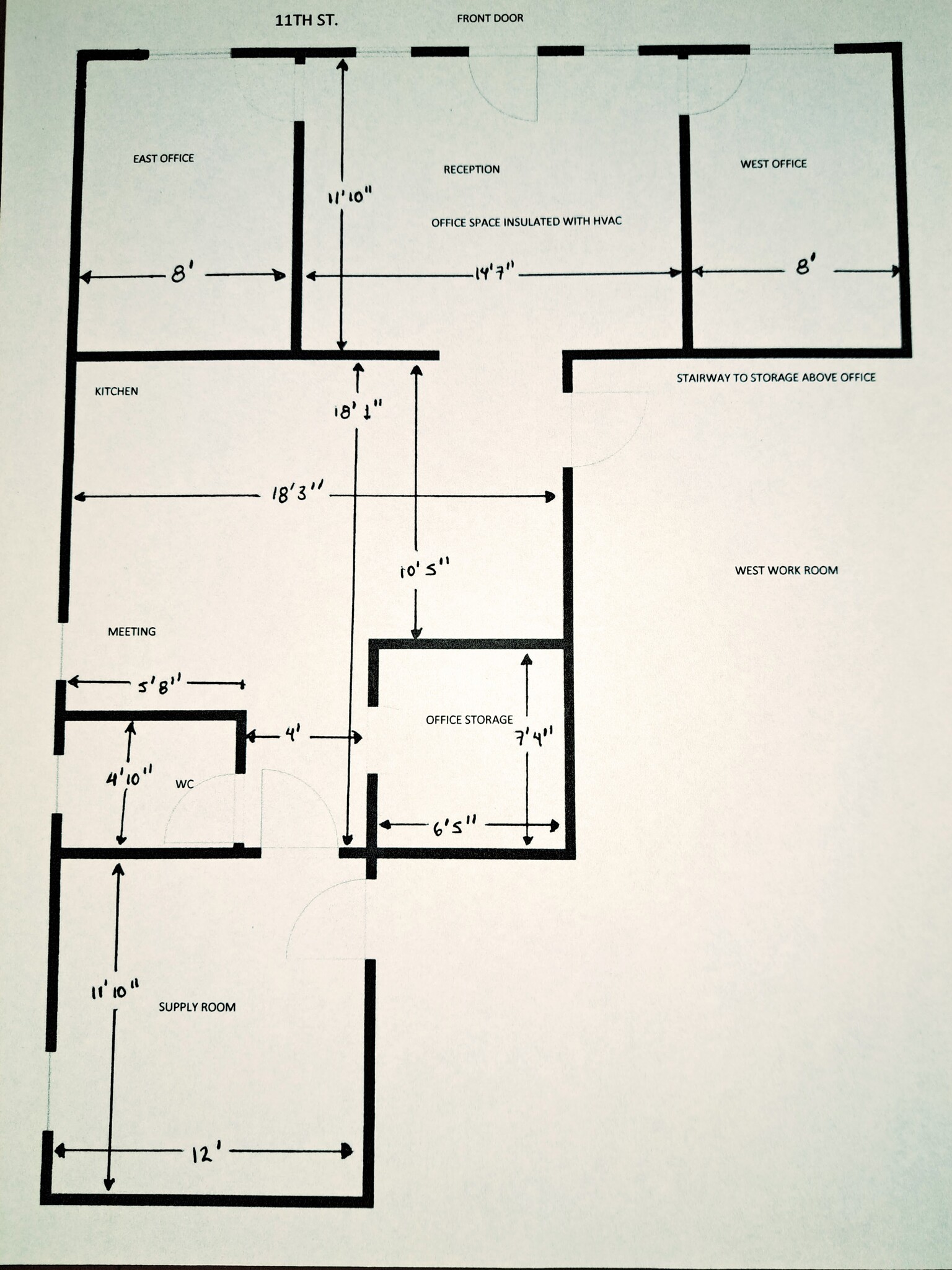 2706 W 11th St, Little Rock, AR à vendre Plan d’étage- Image 1 de 2