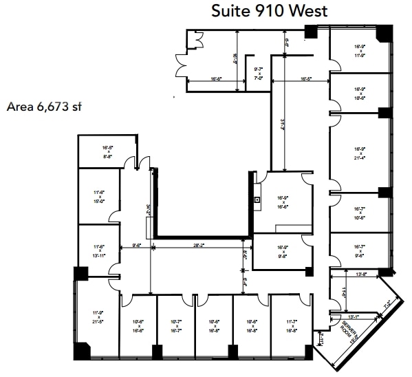 321 6th Ave SW, Calgary, AB à louer Plan d’étage- Image 1 de 1