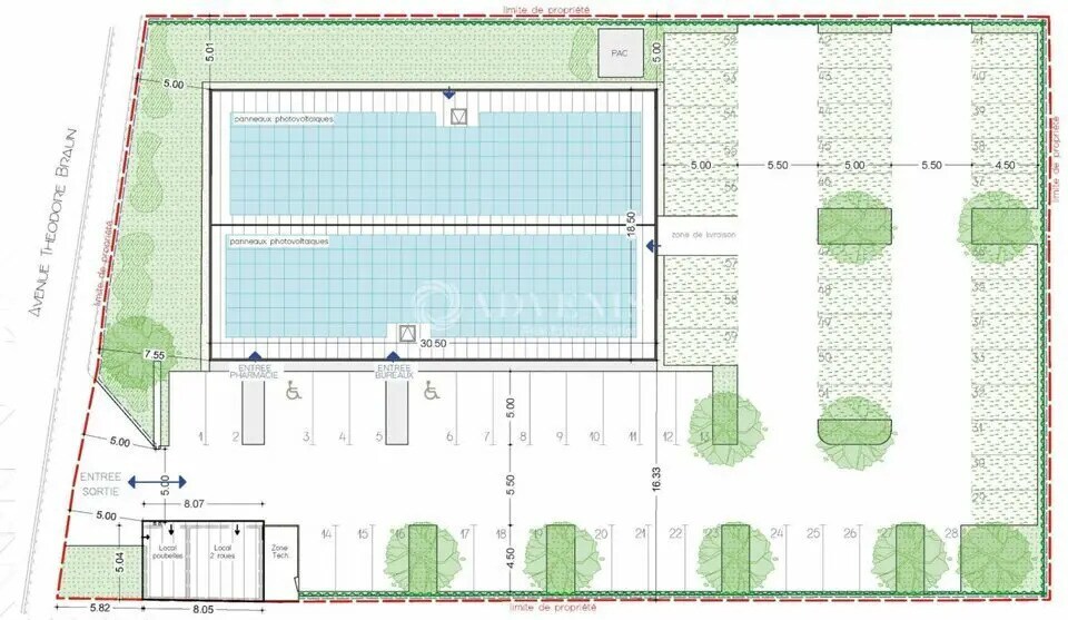 Bureau dans Villefranche-sur-Saône à vendre - Plan de site - Image 2 de 2