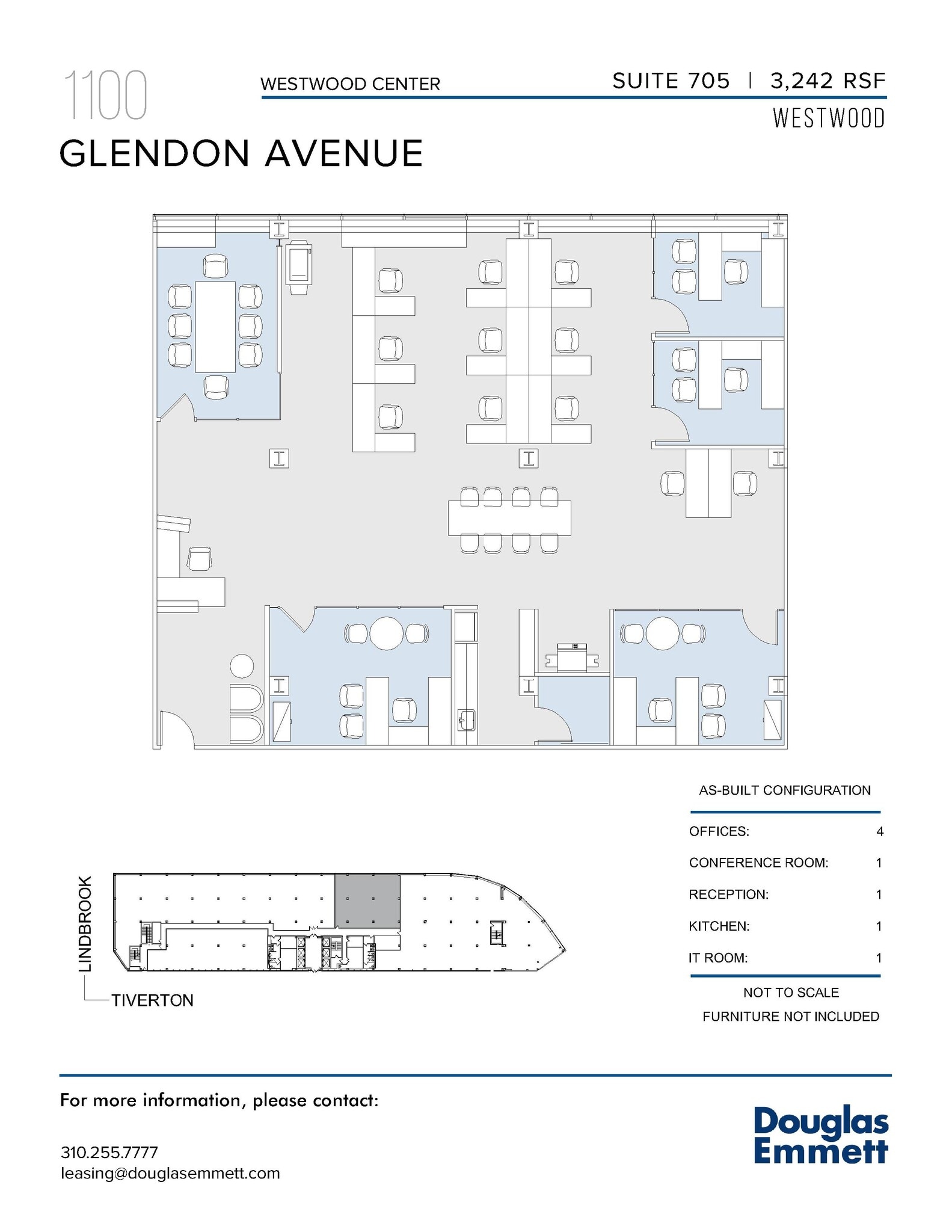 1100 Glendon Ave, Los Angeles, CA for lease Floor Plan- Image 1 of 1