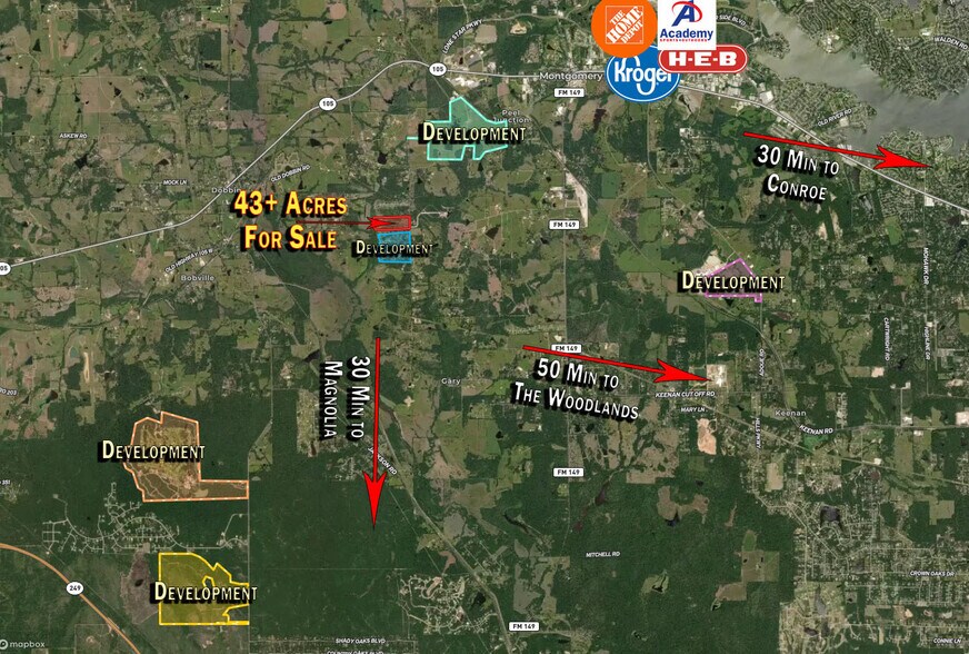 TBD Spring Branch Road, Montgomery, TX à vendre - Photo du bâtiment - Image 2 de 4