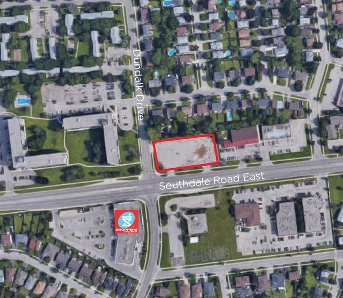 400 Southdale Rd E, London, ON à vendre - Aérien - Image 3 de 4