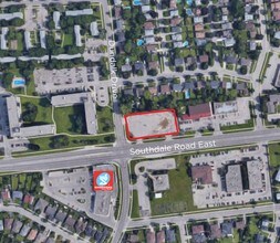 400 Southdale Rd E, London, ON - AERIAL  map view