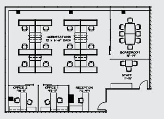 10025 106th St NW, Edmonton, AB for lease Floor Plan- Image 1 of 1