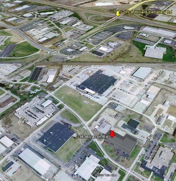 3636 Lacon Rd, Hilliard, OH for lease - Aerial - Image 3 of 4