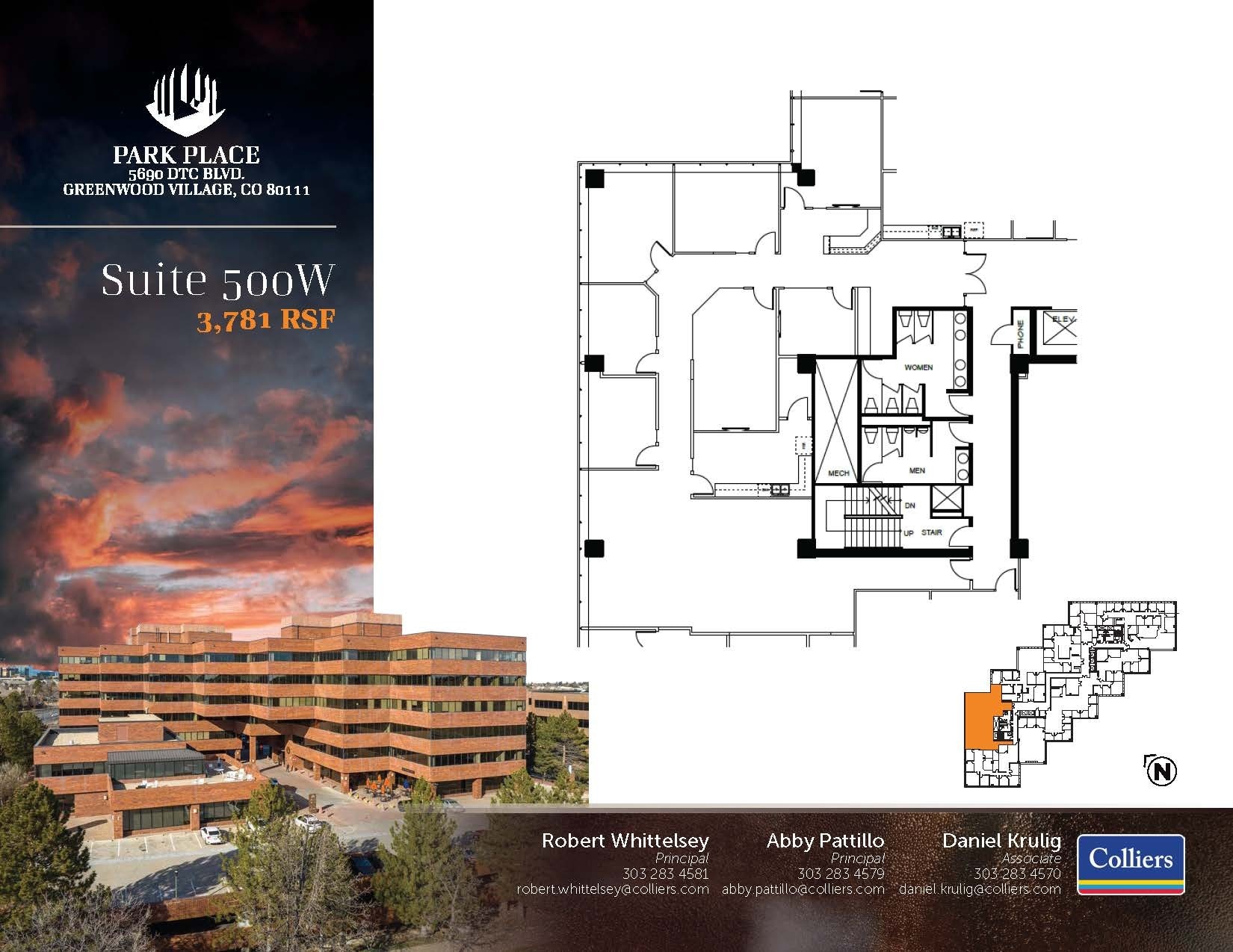 5690 DTC Blvd, Greenwood Village, CO for lease Floor Plan- Image 1 of 2