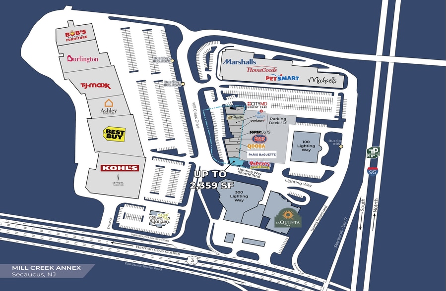 1 Mill Creek Dr, Secaucus, NJ for lease - Building Photo - Image 1 of 1