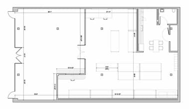 8371-8373 Melrose Ave, West Hollywood, CA à louer Plan d’étage- Image 1 de 4
