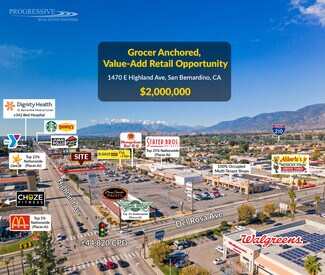 Plus de détails pour 1470 Highland Ave, San Bernardino, CA - Commerce de détail à vendre