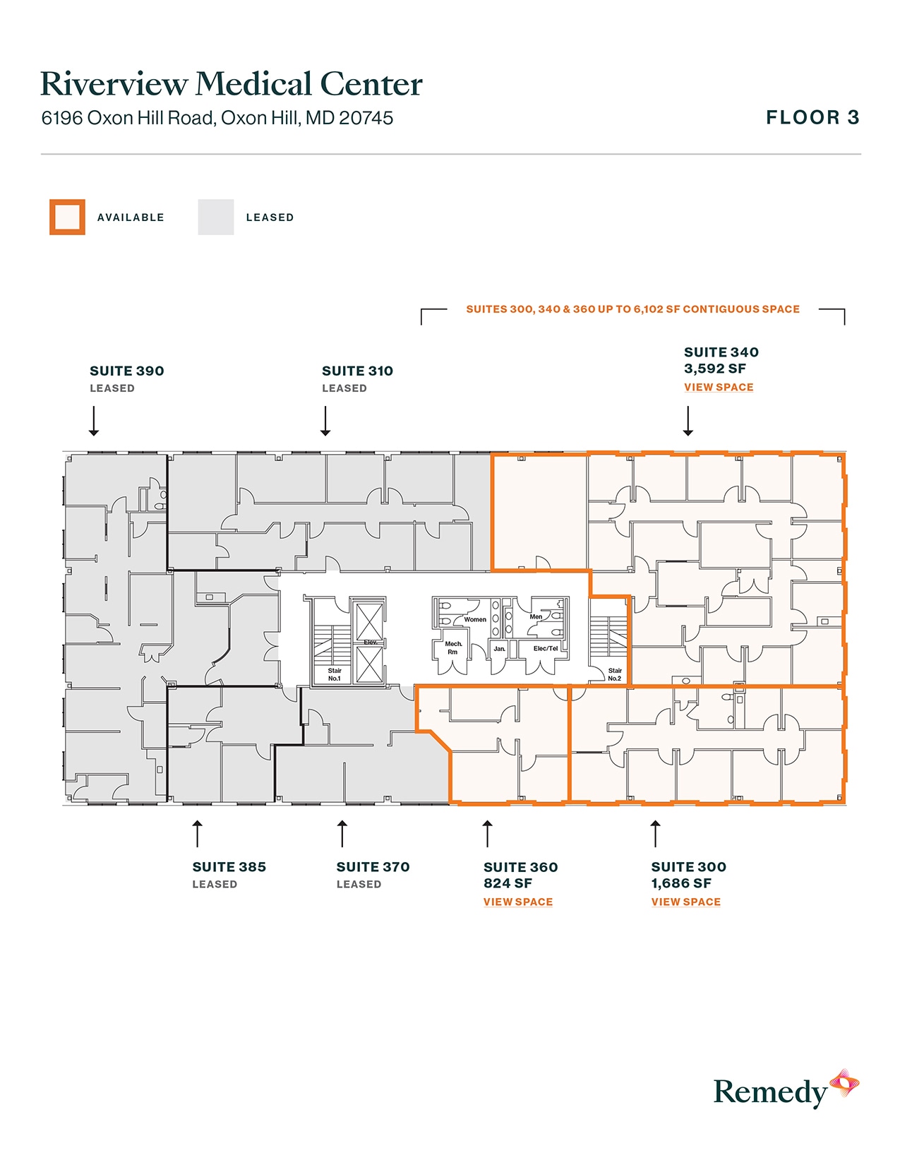 6196 Oxon Hill Rd, Oxon Hill, MD à louer Plan d’étage- Image 1 de 1
