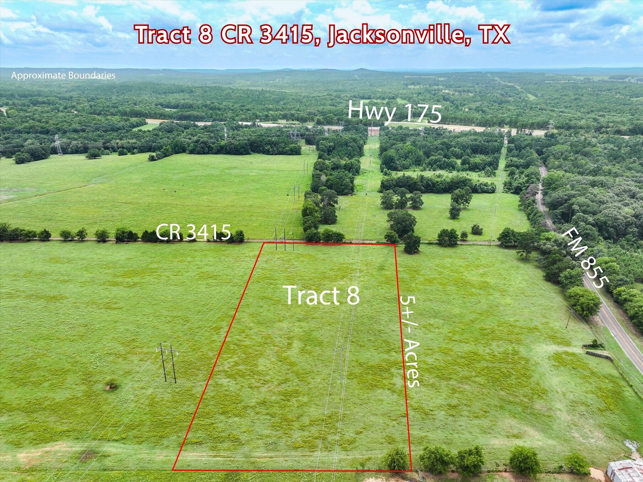Tract 8 County Road 3415, Jacksonville, TX à vendre Photo principale- Image 1 de 18