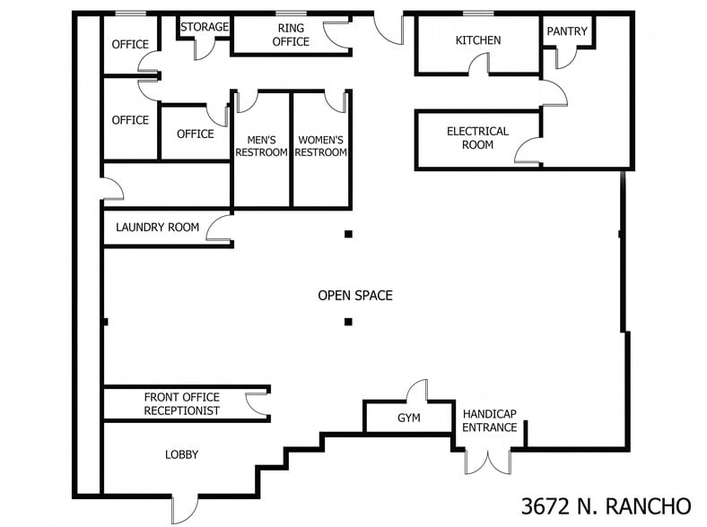 3672-3674 N Rancho Dr, Las Vegas, NV à vendre - Plan d’étage - Image 2 de 27