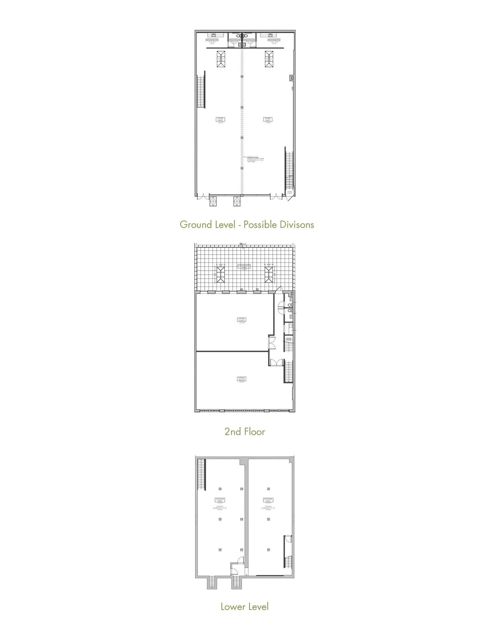 294-296 Grand St, New York, NY à louer Plan d  tage- Image 1 de 4